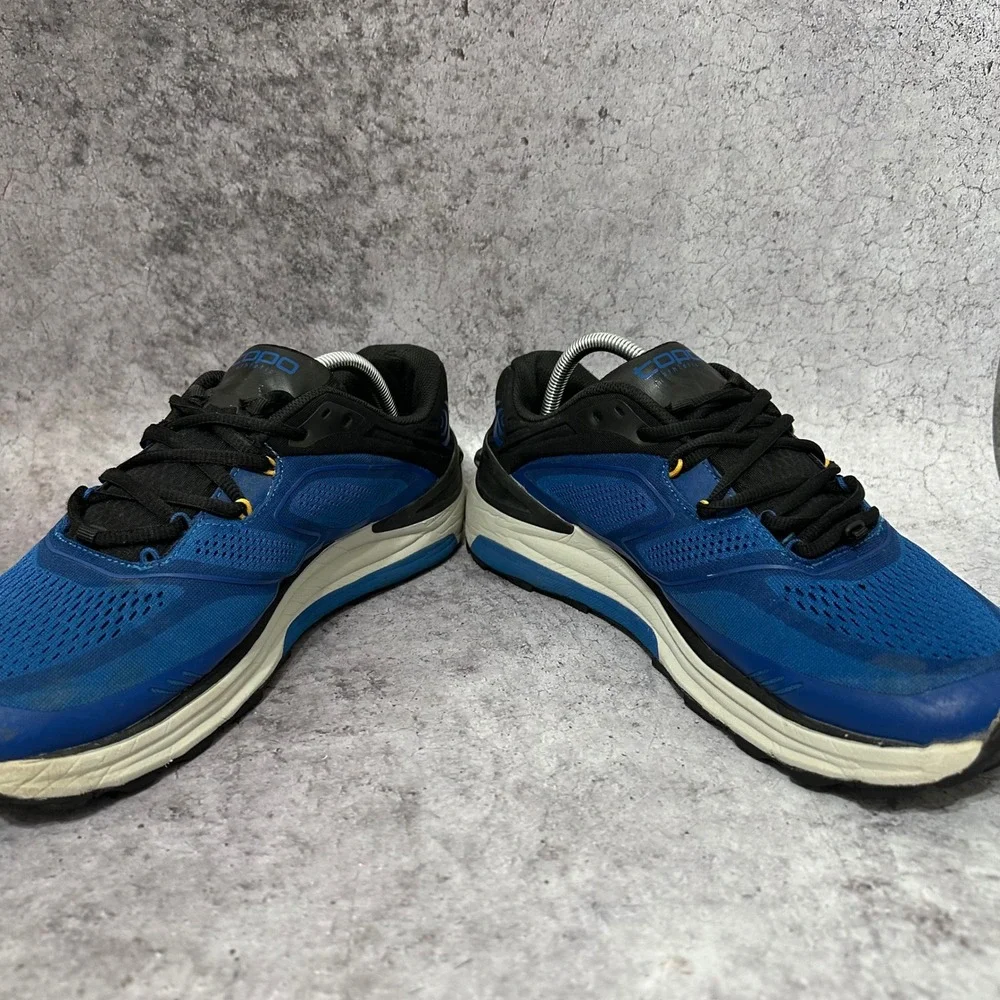 Topo Athletic Ultraventure 2 Mens 11.5 Blue Trail Running Vibram Shoes Outdoors